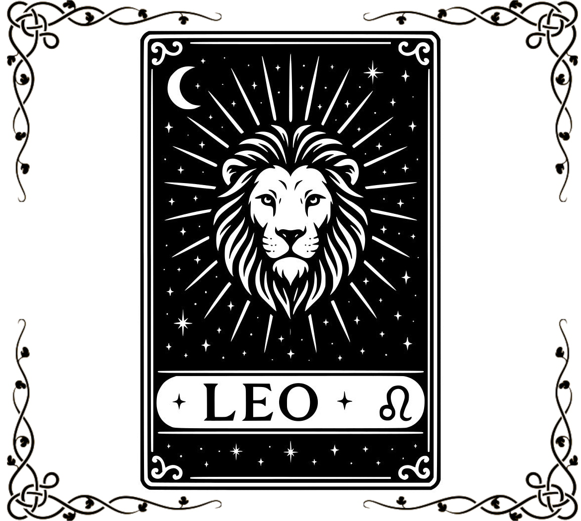 Zodiac Cards Fabric Panel 9 | Leo