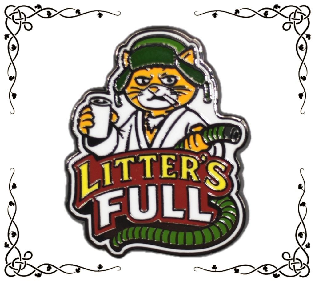 Litter's Full Enamel Pin