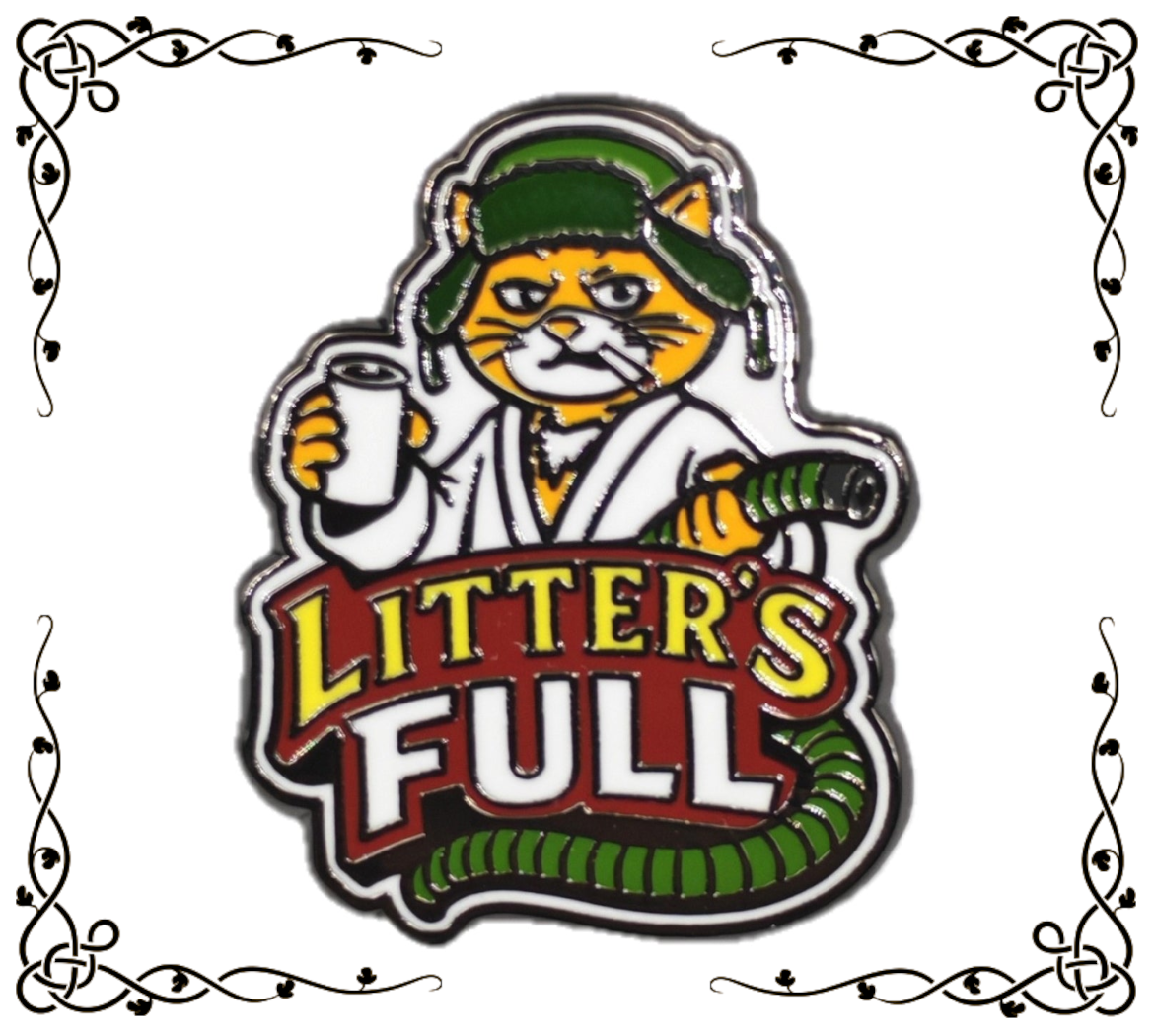 Litter's Full Enamel Pin