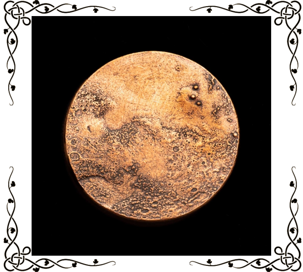 Mars Decision Maker Coin | Reminder or Worry Coin | Copper