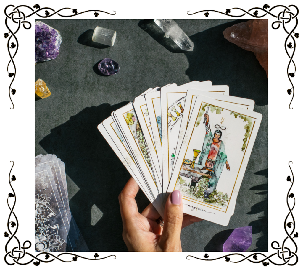 Modern Hue Tarot Deck | RWS Inspired |Delicate Watercolor | Writual Planner