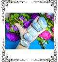 BLUE Moonstone Crystal Palmstones