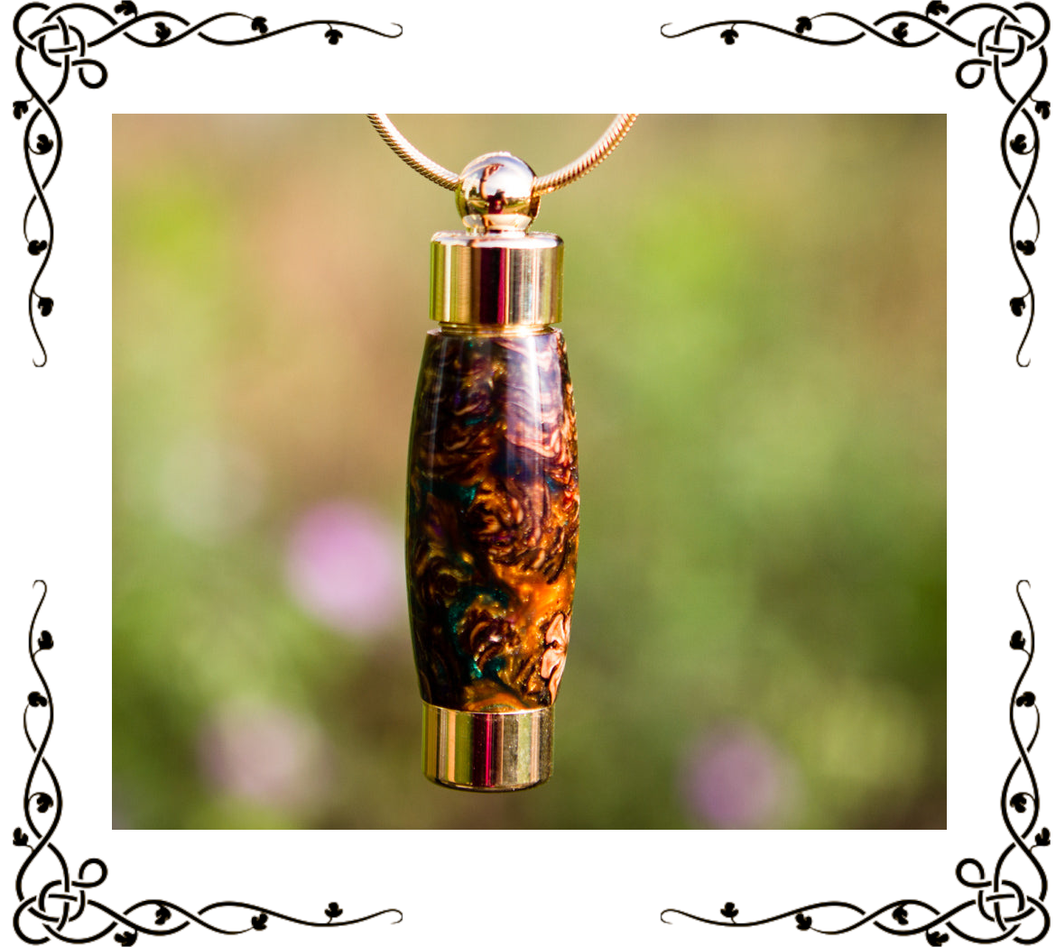 Reliquary | Keepsake Urn| Brown Pinecone