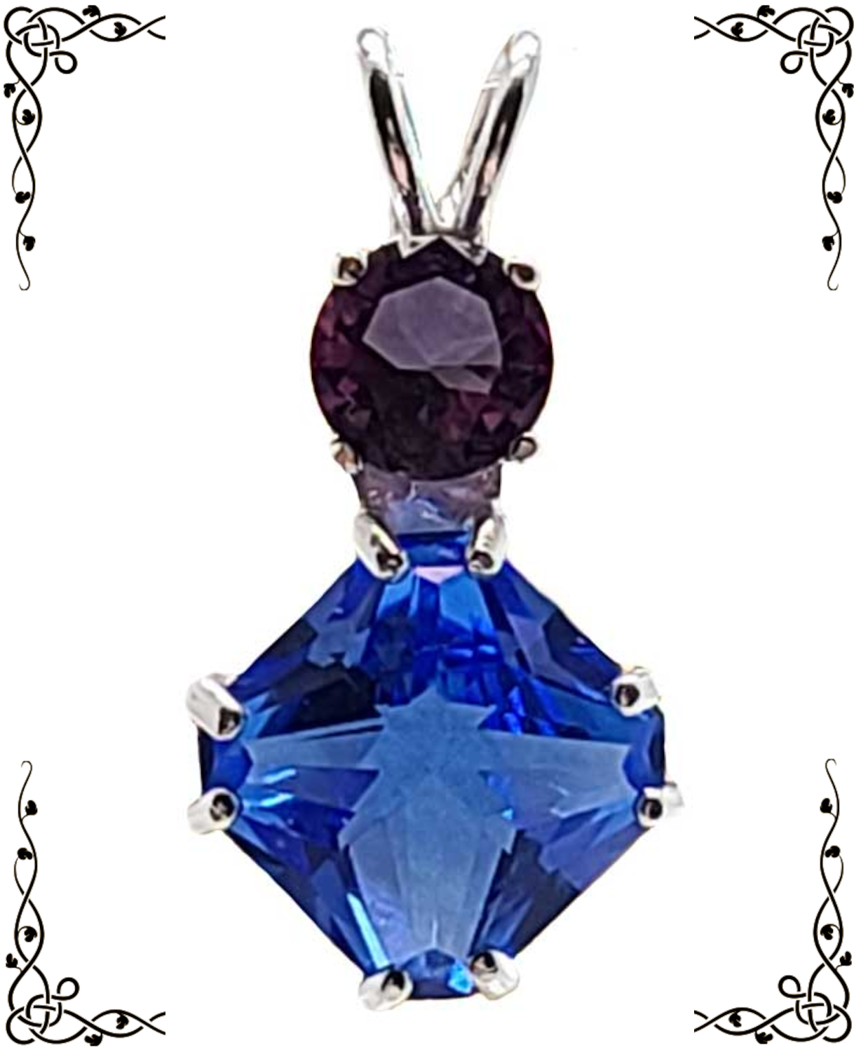 Eloran - Siberian Blue Quartz with Amethyst