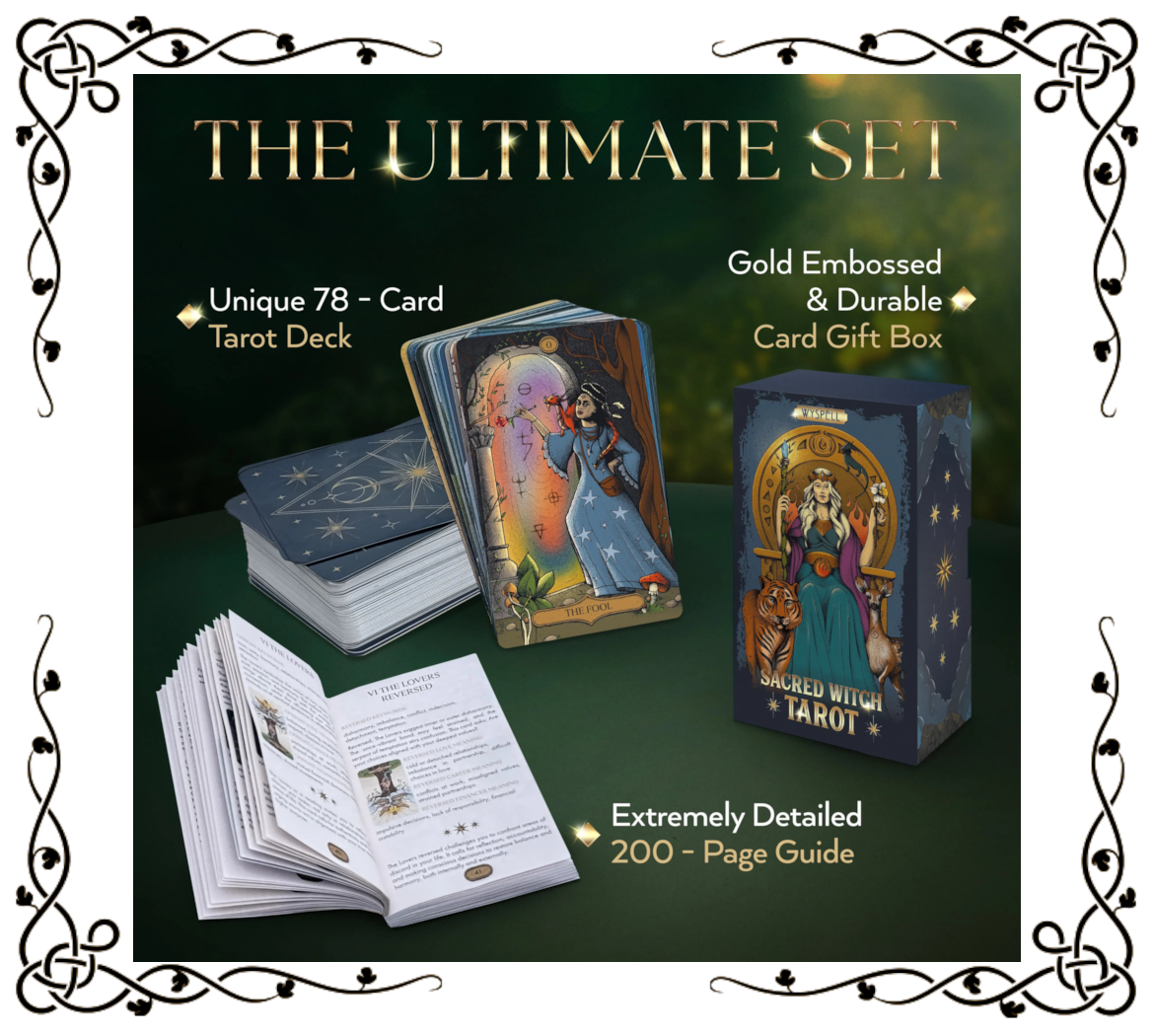 Sacred Witch Tarot Deck & Book Set | Wyspell | Daria Ermolova