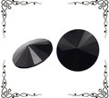 Swarovski 1122 Round Rivoli 18mm — Jet Black