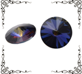 Swarovski 1122 Rivoli 18mm — Meridian Blue