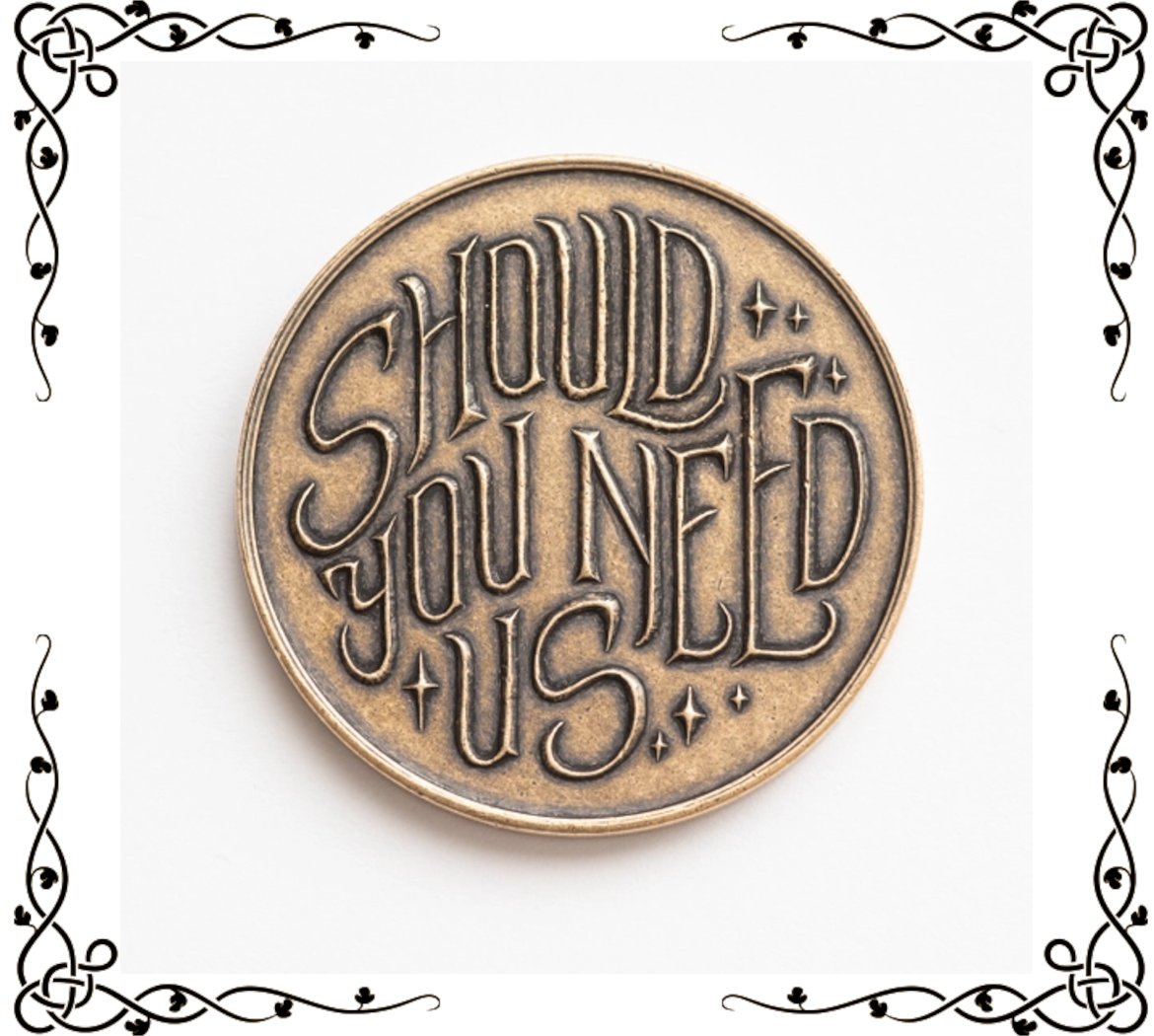 Should You Need Us Labyrinth Friendship Token at Alchemy Cabinet