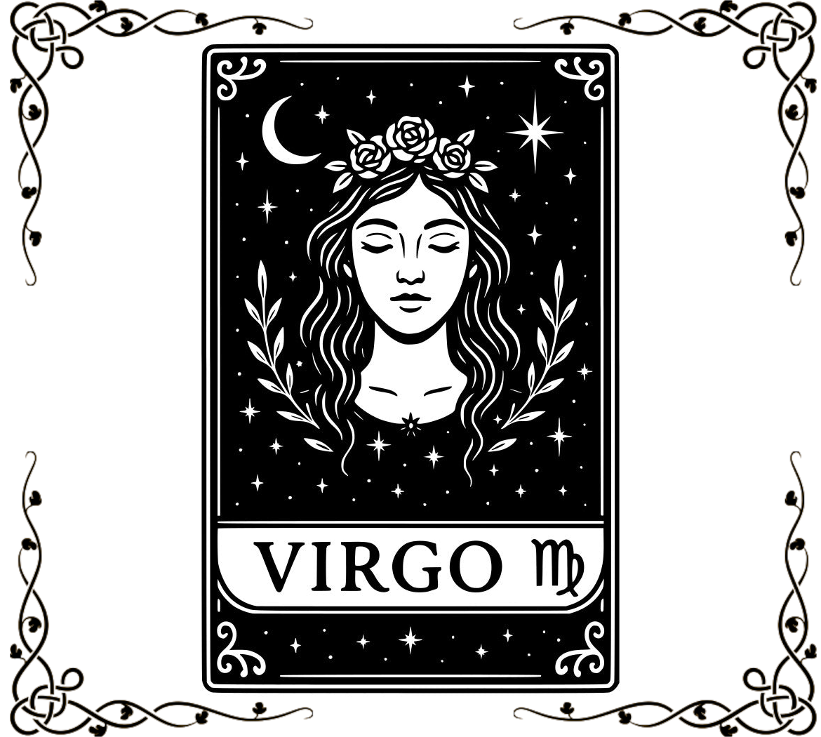 Zodiac Cards Fabric Panel 3 | Virgo