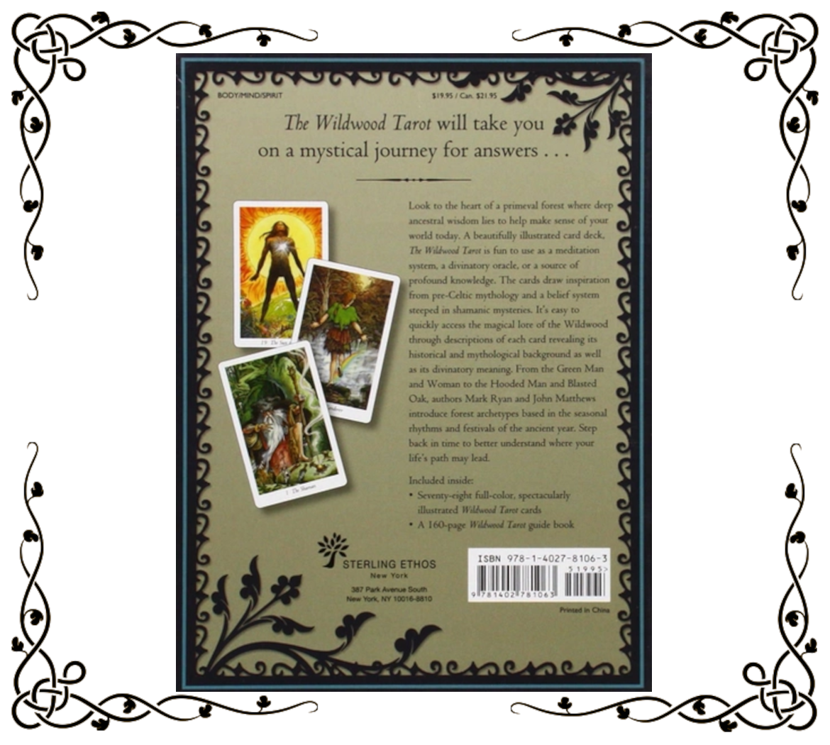 Wildwood Tarot Deck by Mark Ryan & John Matthews | Deck & Book Set