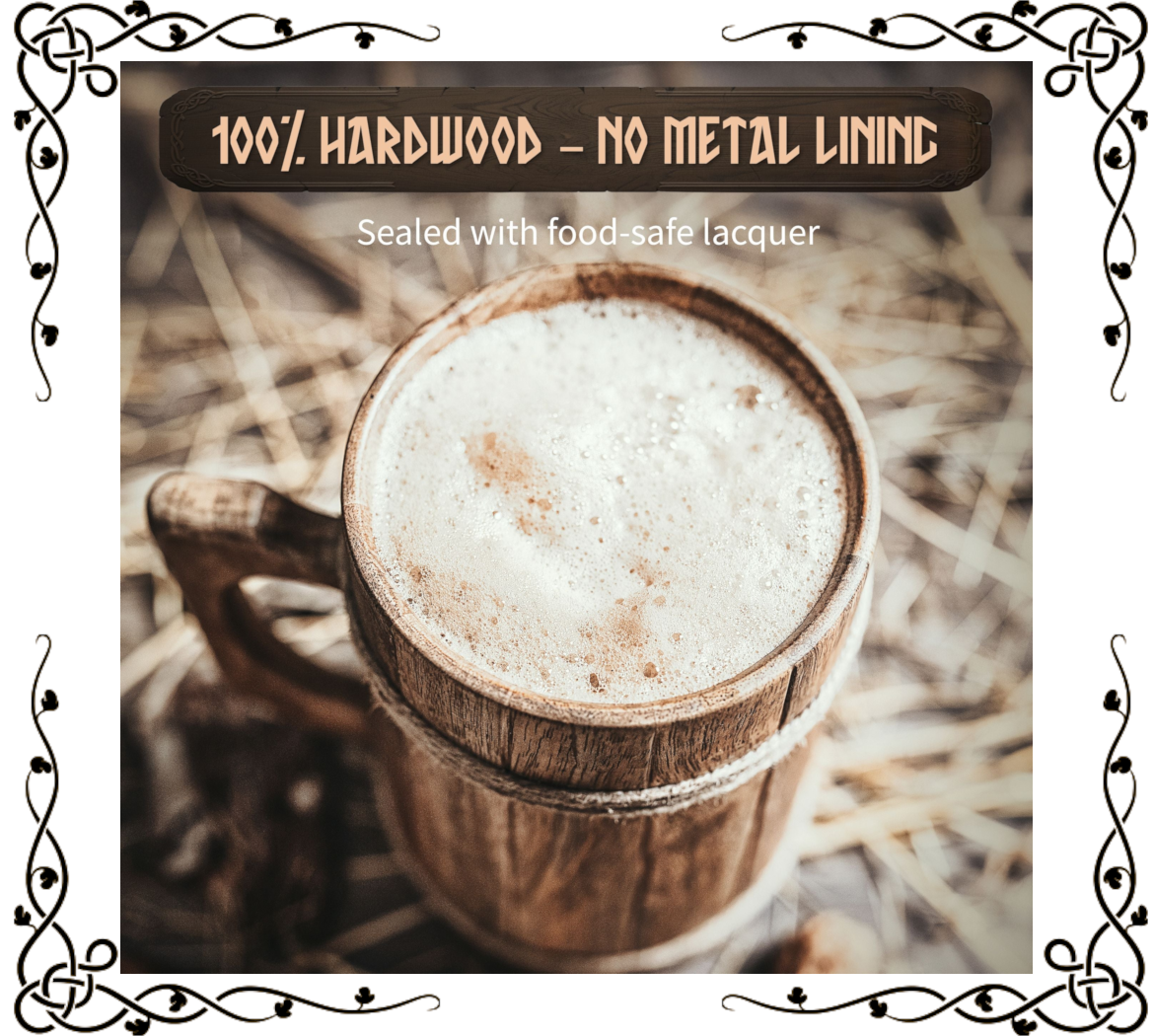 Wooden Tankard | Mango Hardwood | Handcrafted Beer Mug
