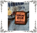 My Zodiac Sign Is WANTED | Astrological Outlaw Enamel Pin